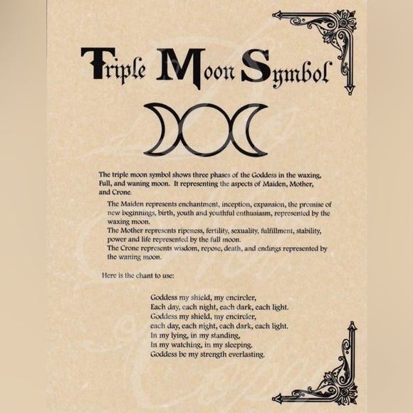 $2 Triple Goddess Opening Charm $2 WITH ANY ORDER OF $10 OR MORE - Picture 8 of 12